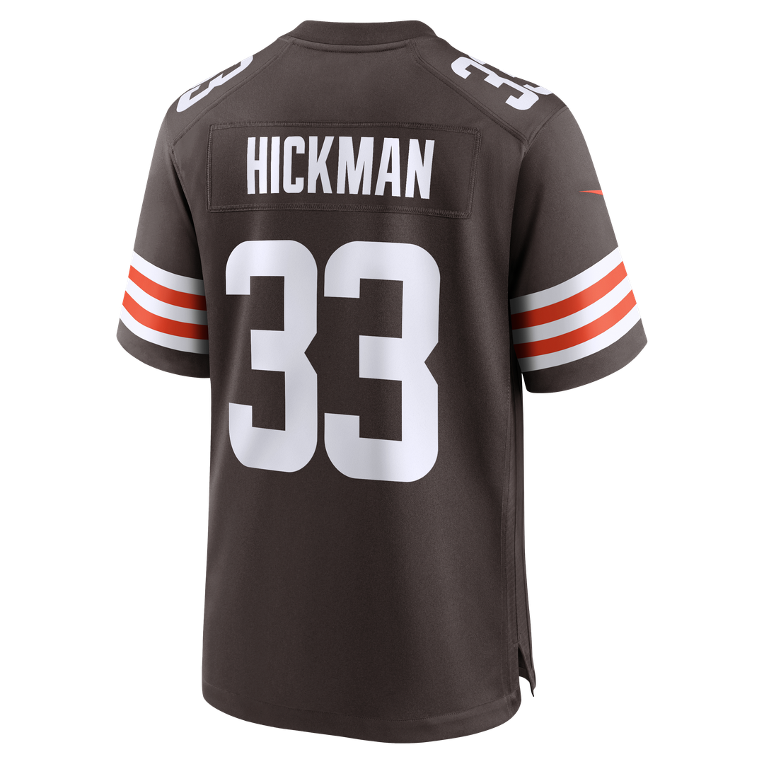 Men's Cleveland Browns Ronnie Hickman Nike  Brown Team Game Jersey