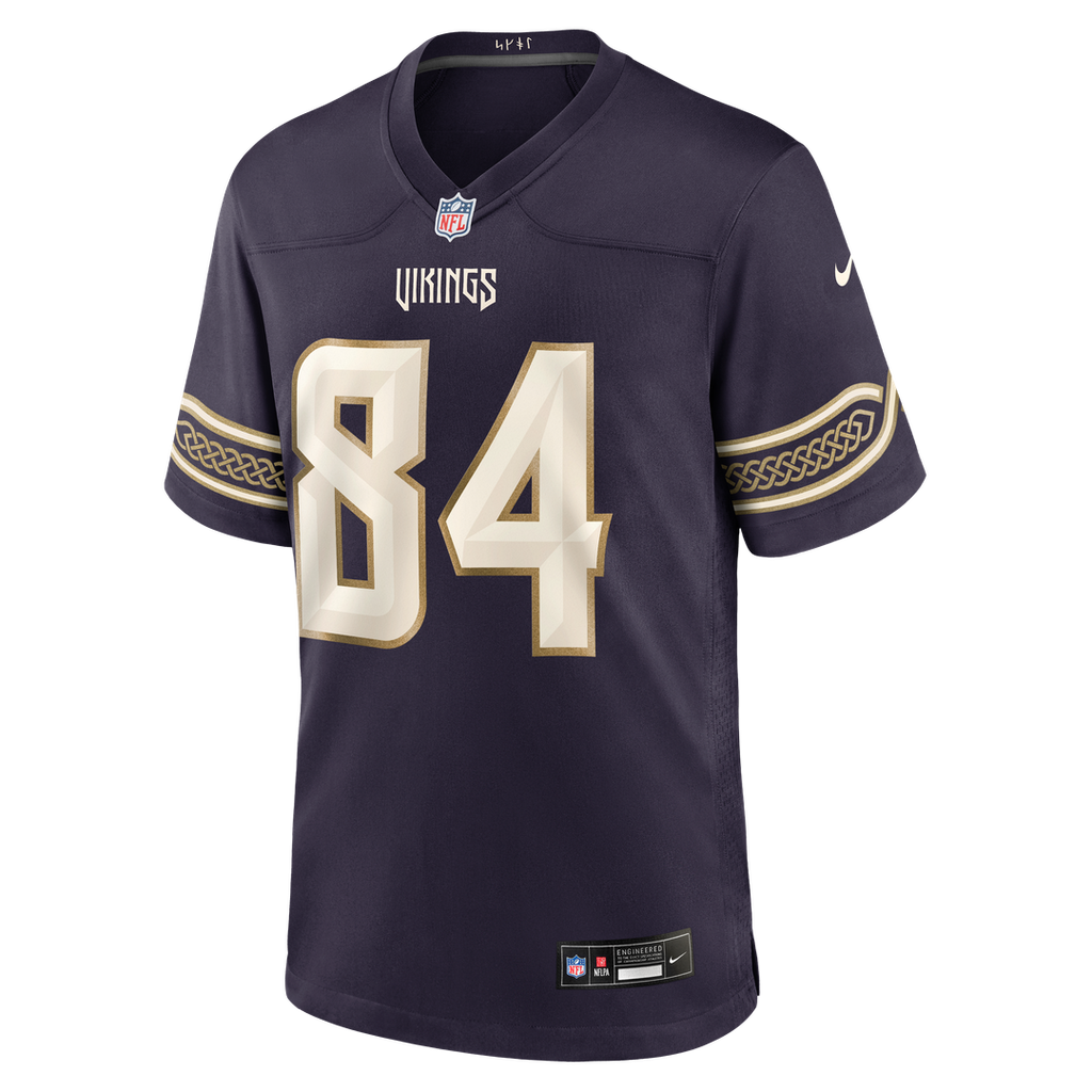 Men's Minnesota Vikings Randy Moss Nike Purple 2026 Rivalries Collection Game Jersey
