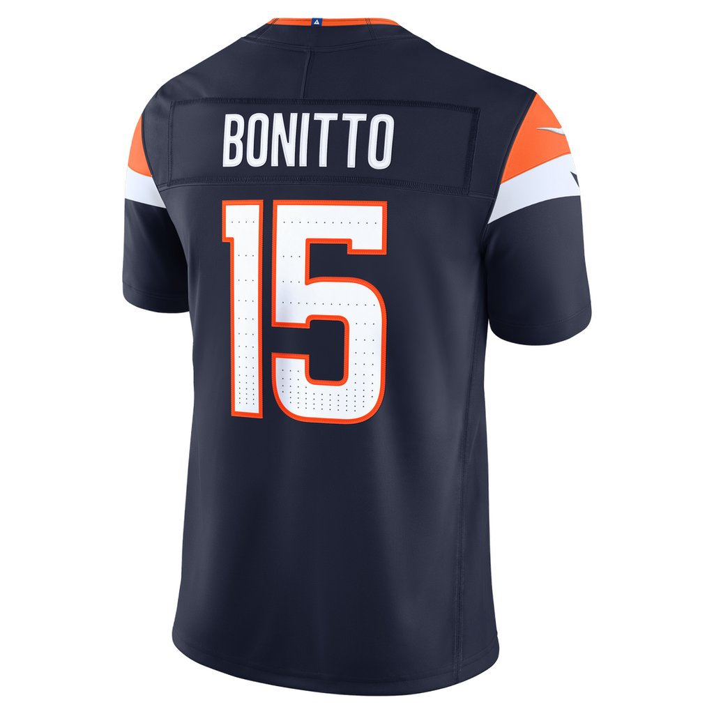 Men's Denver Broncos Nik Bonitto Nike Orange Alternate Mile High Collection 1977 Throwback Vapor F.U.S.E. Stitched Limited Jersey