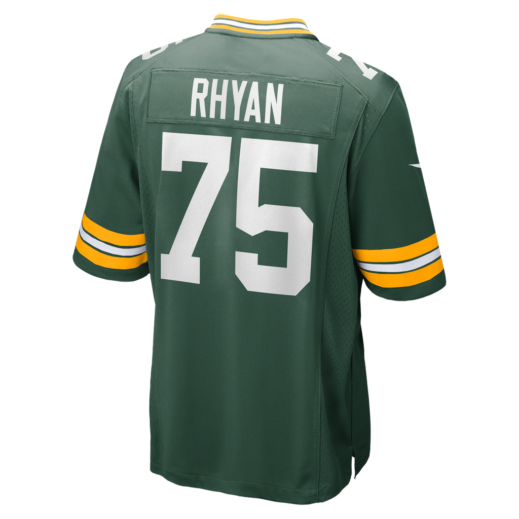 Men's Green Bay Packers Sean Rhyan Nike Green Game Player Jersey