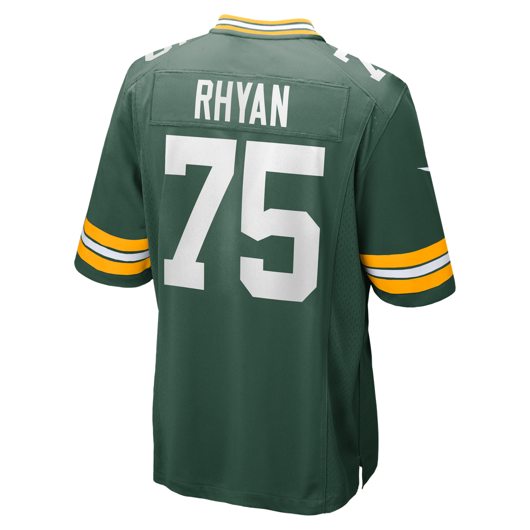 Men's Green Bay Packers Sean Rhyan Nike Green Game Player Jersey