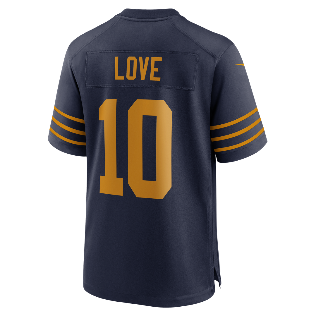Men's Green Bay Packers Jordan Love Nike Navy The 1923 Classic Game Jersey