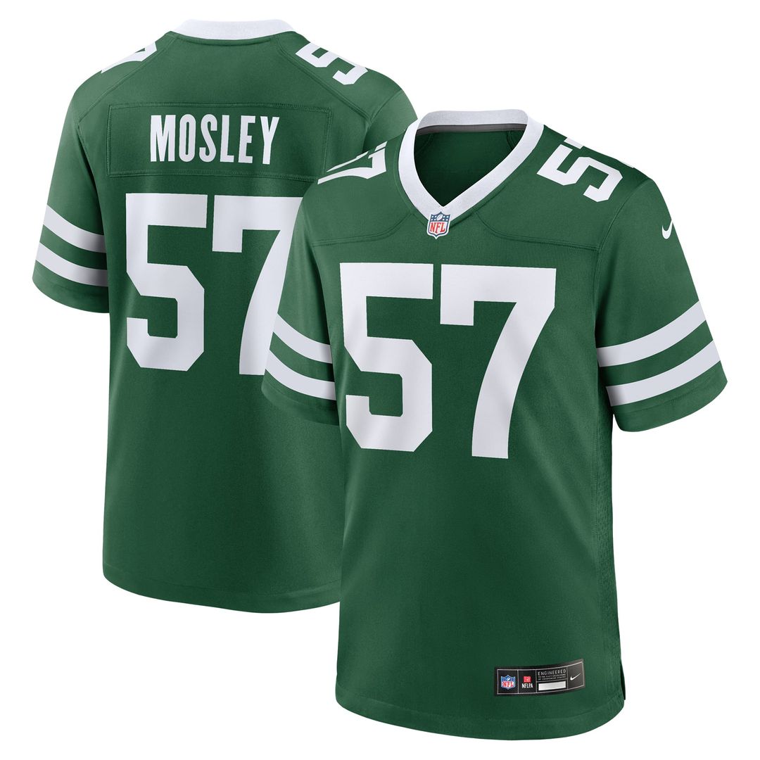 Men's New York Jets C.J. Mosley Nike White Classic Alternate Game Jersey