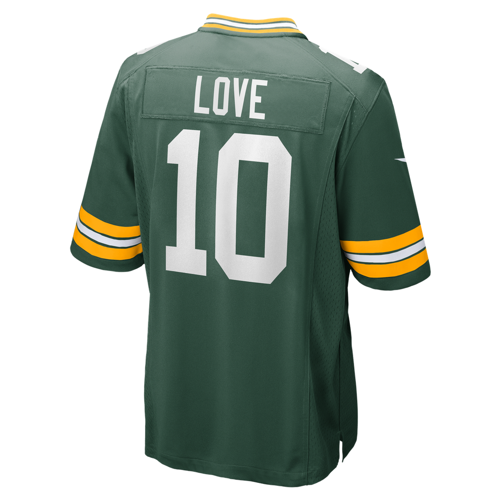 Men's Green Bay Packers Jordan Love Nike Green Player Game Jersey