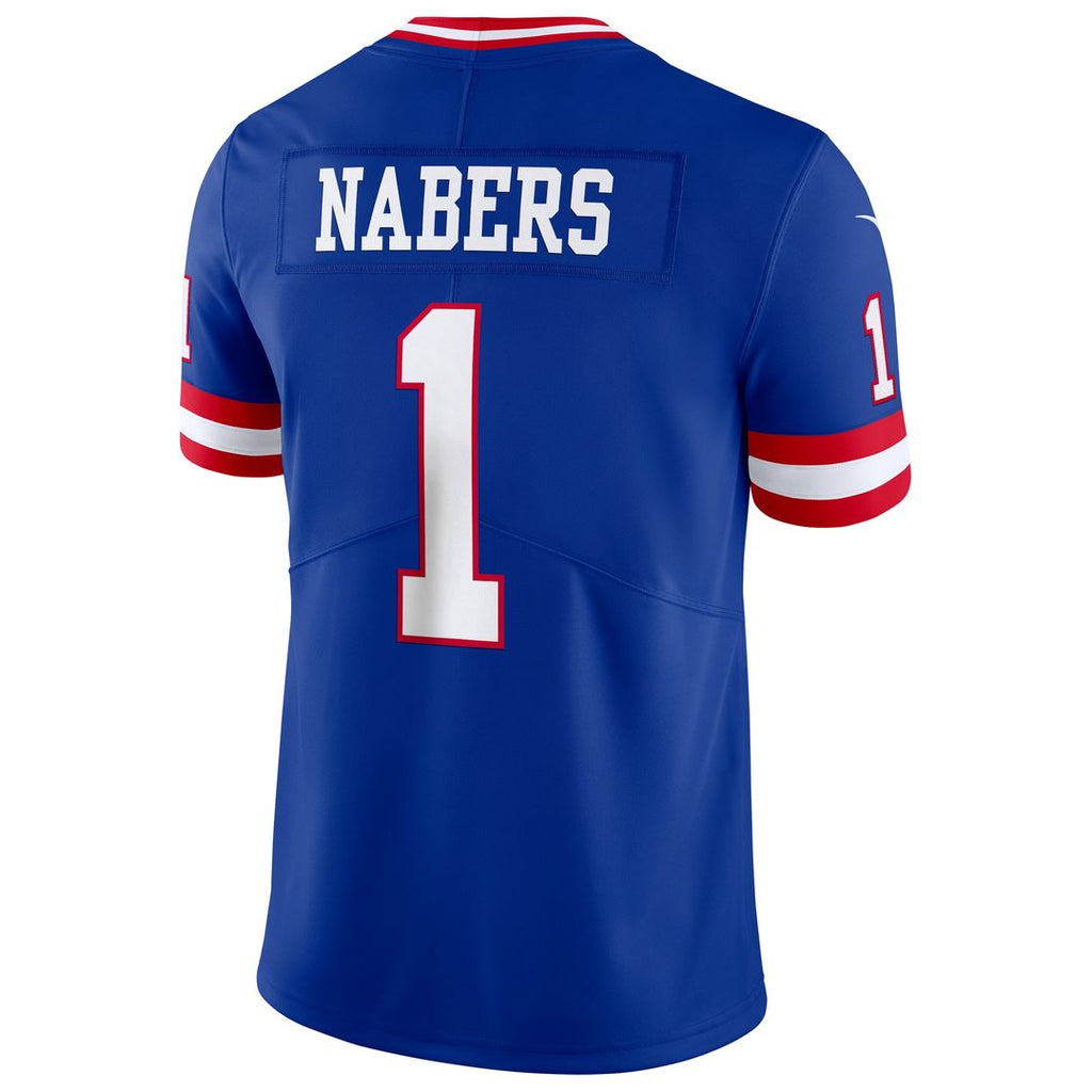 Men's New York Giants Malik Nabers Nike Royal Alternate 2 Legacy Vapor Untouchable Limited Jersey