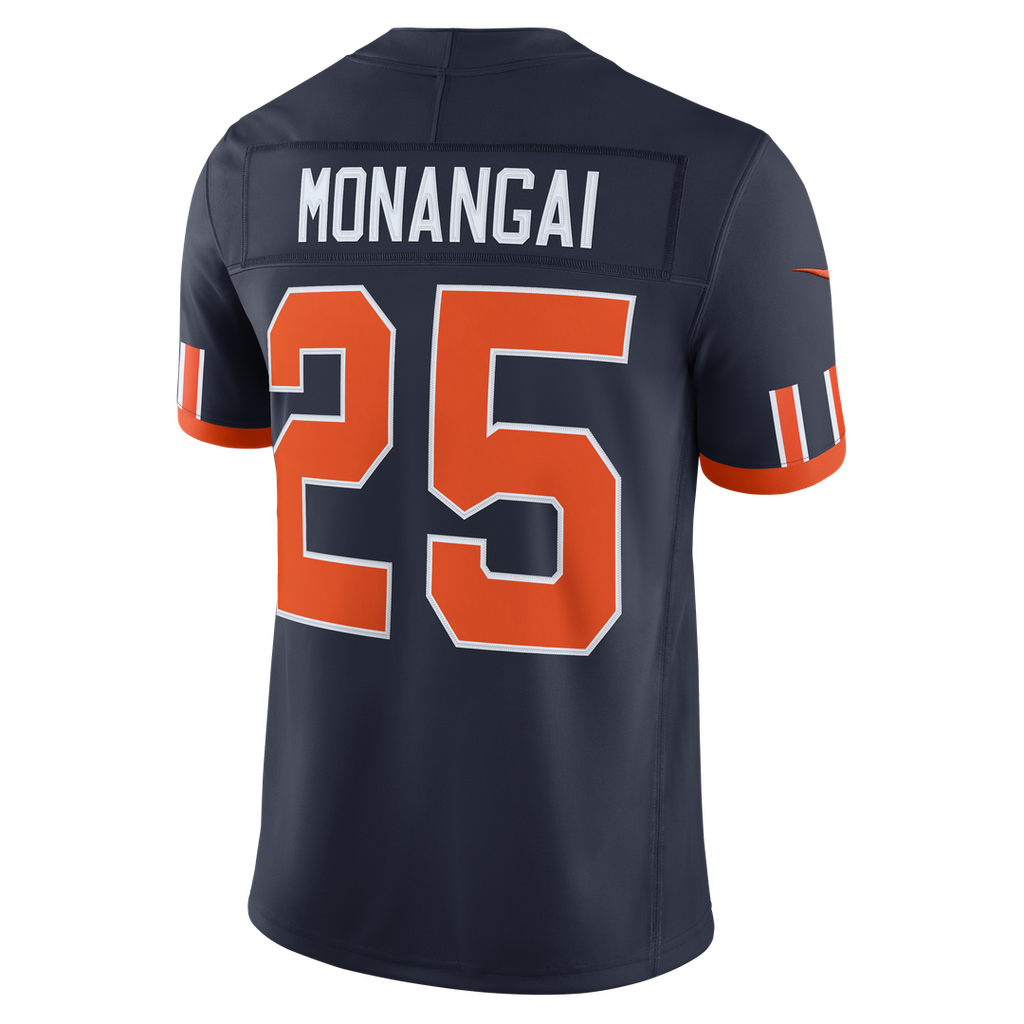 Men's Chicago Bears Kyle Monangai Nike Navy 2026 Rivalries Collection Stitched Limited Jersey