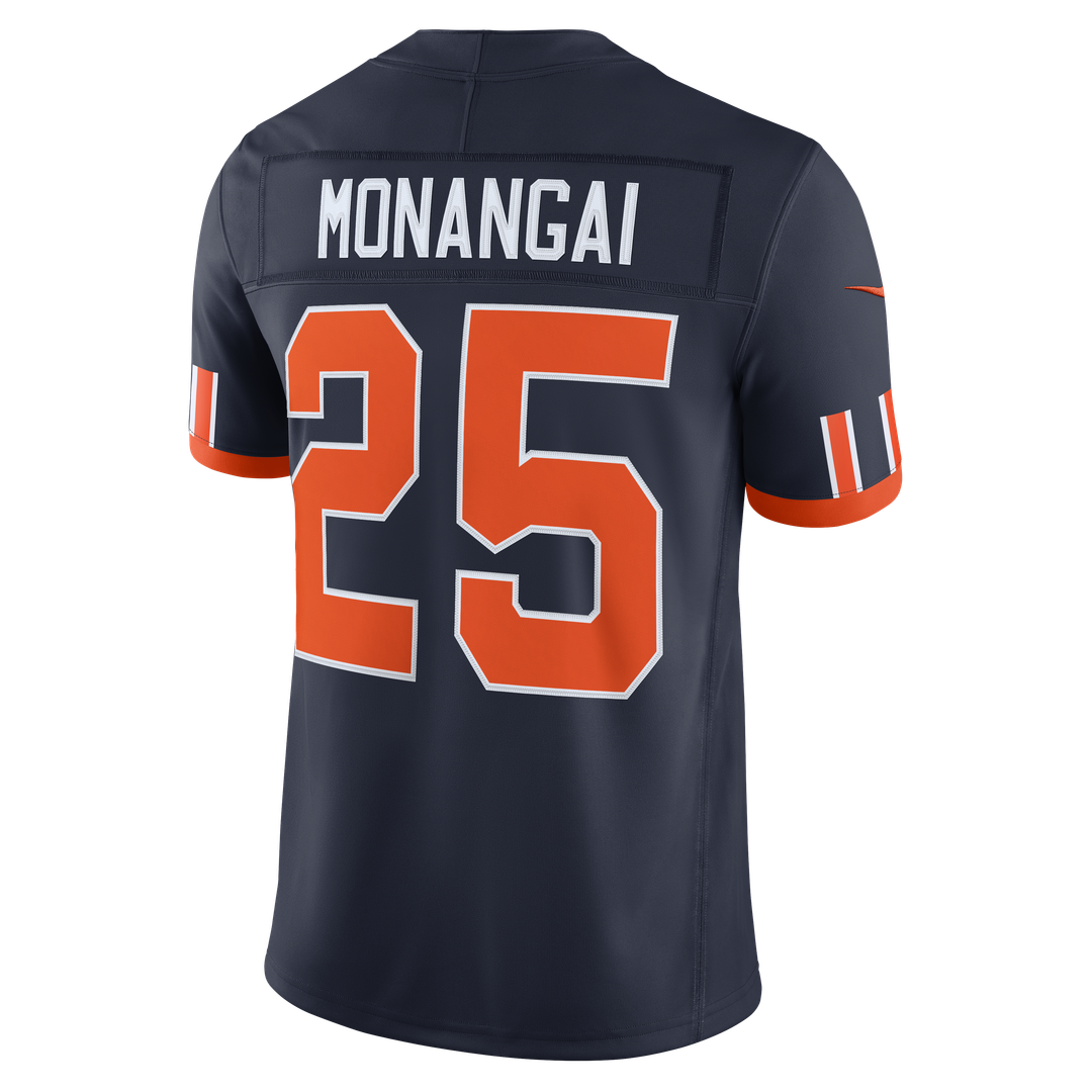 Men's Chicago Bears Kyle Monangai Nike Navy 2026 Rivalries Collection Stitched Limited Jersey