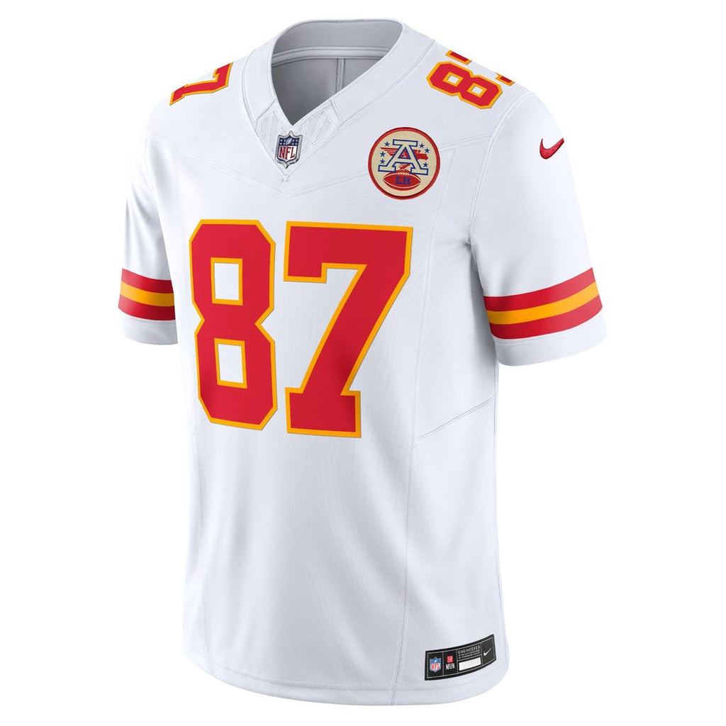 Men's Kansas City Chiefs Travis Kelce Nike Red Vapor F.U.S.E. Limited Jersey