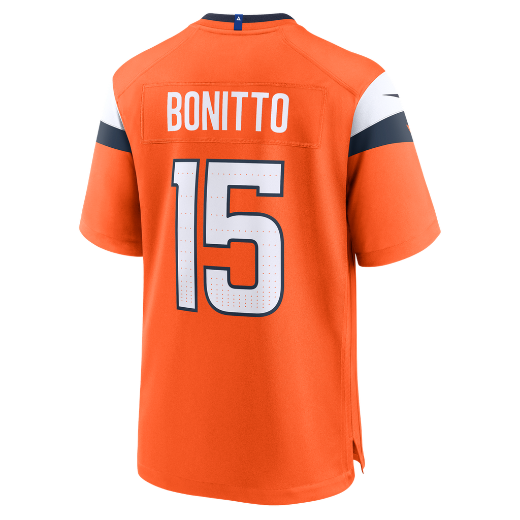 Men's Denver Broncos Nik Bonitto Nike  Orange Team Game Jersey