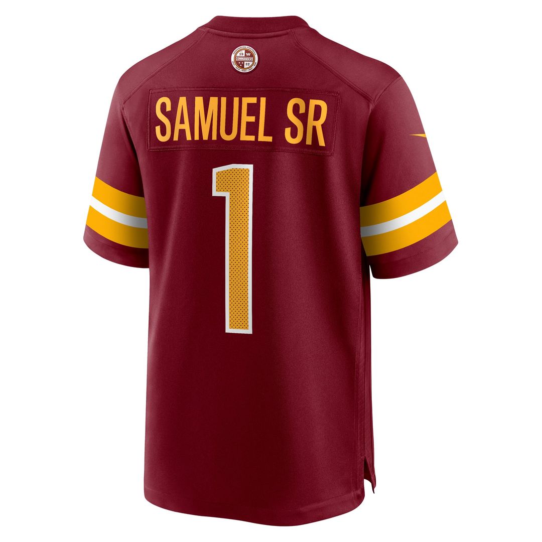 Men's Washington Commanders Deebo Samuel Sr Nike Burgundy Game Player Jersey