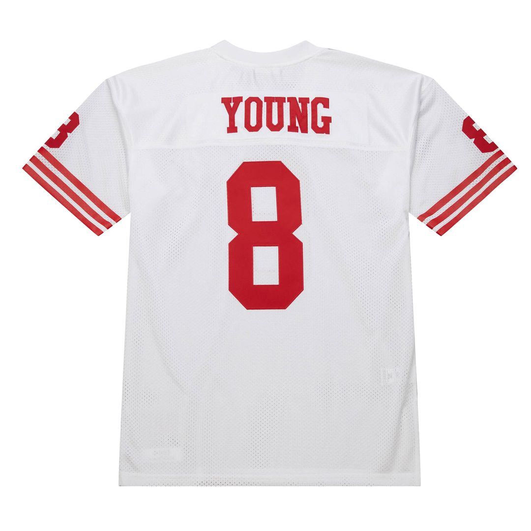 Men's San Francisco 49ers 1994 Steve Young Mitchell & Ness White Authentic Throwback Retired Player Jersey