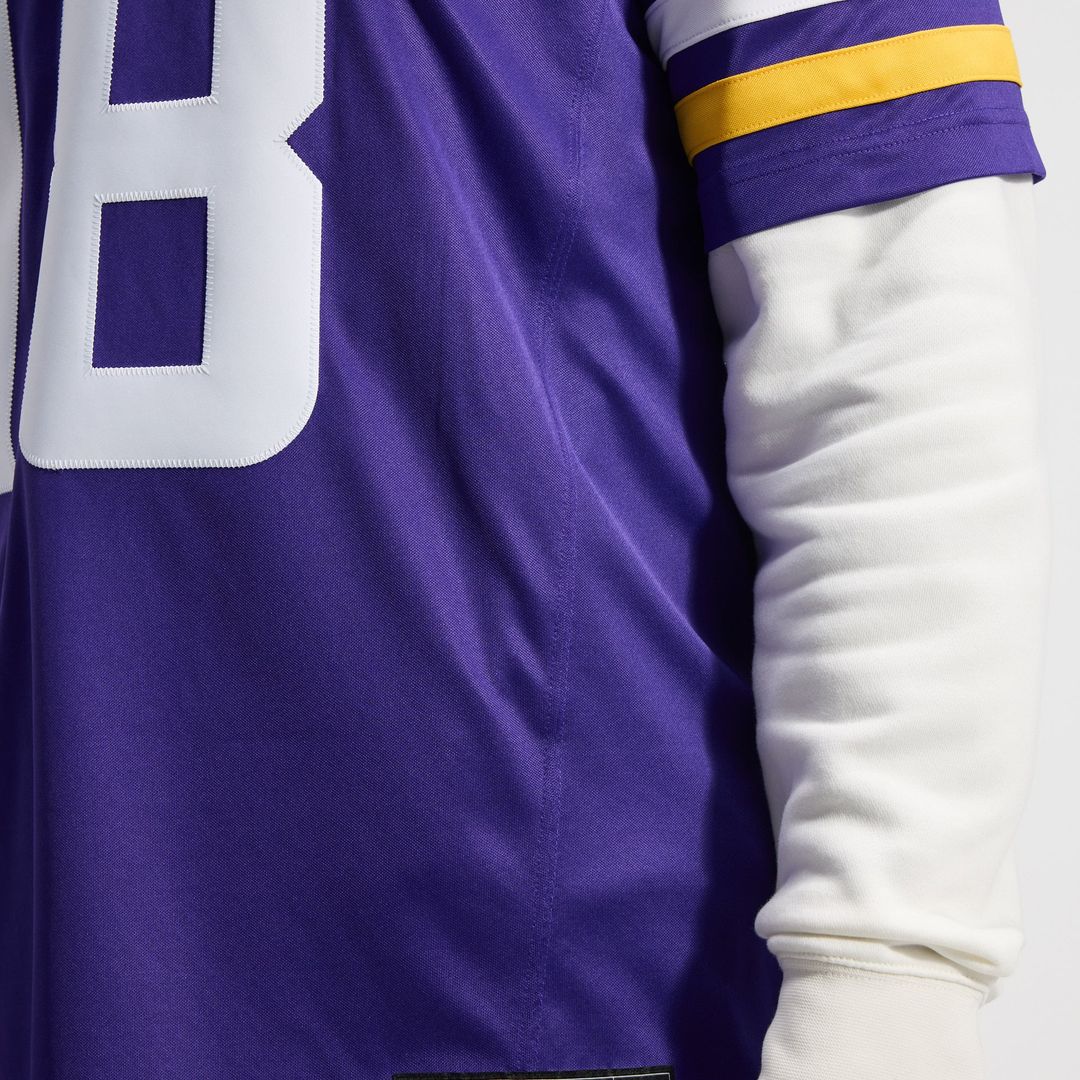 Men's Minnesota Vikings Justin Jefferson Nike White Alternate Vapor F.U.S.E. Stitched Limited Jersey
