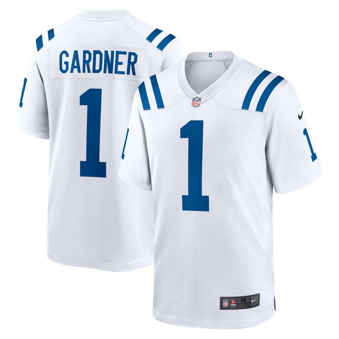 Men's Indianapolis Colts Ahmad Sauce Gardner Nike  White  Game Jersey