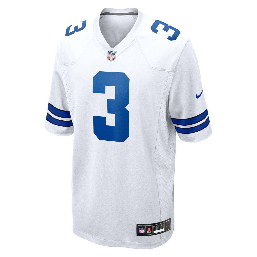 Men's Dallas Cowboys George Pickens Nike Navy Game Jersey
