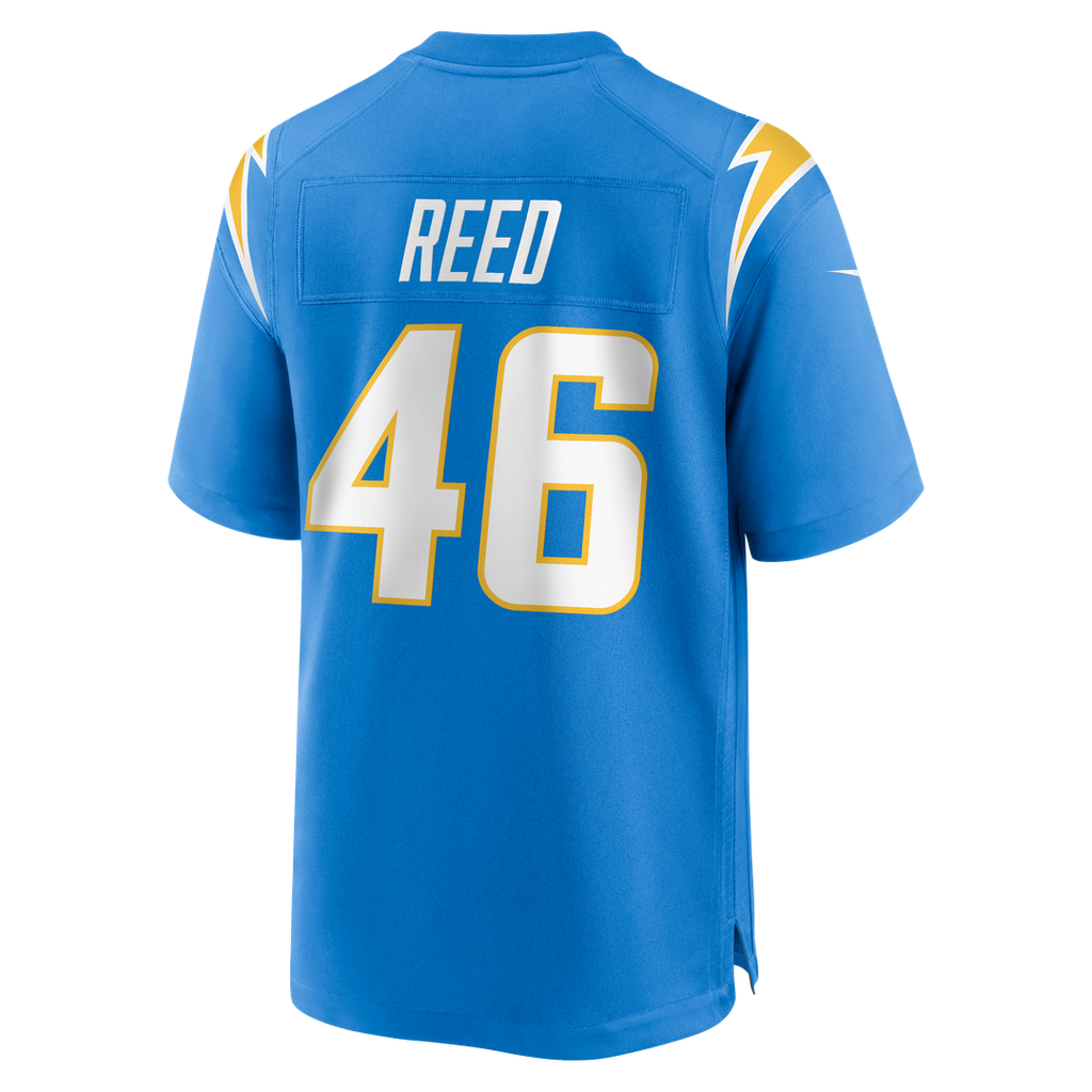 Men's Los Angeles Chargers Nikko Reed Nike  Powder Blue Team Game Jersey