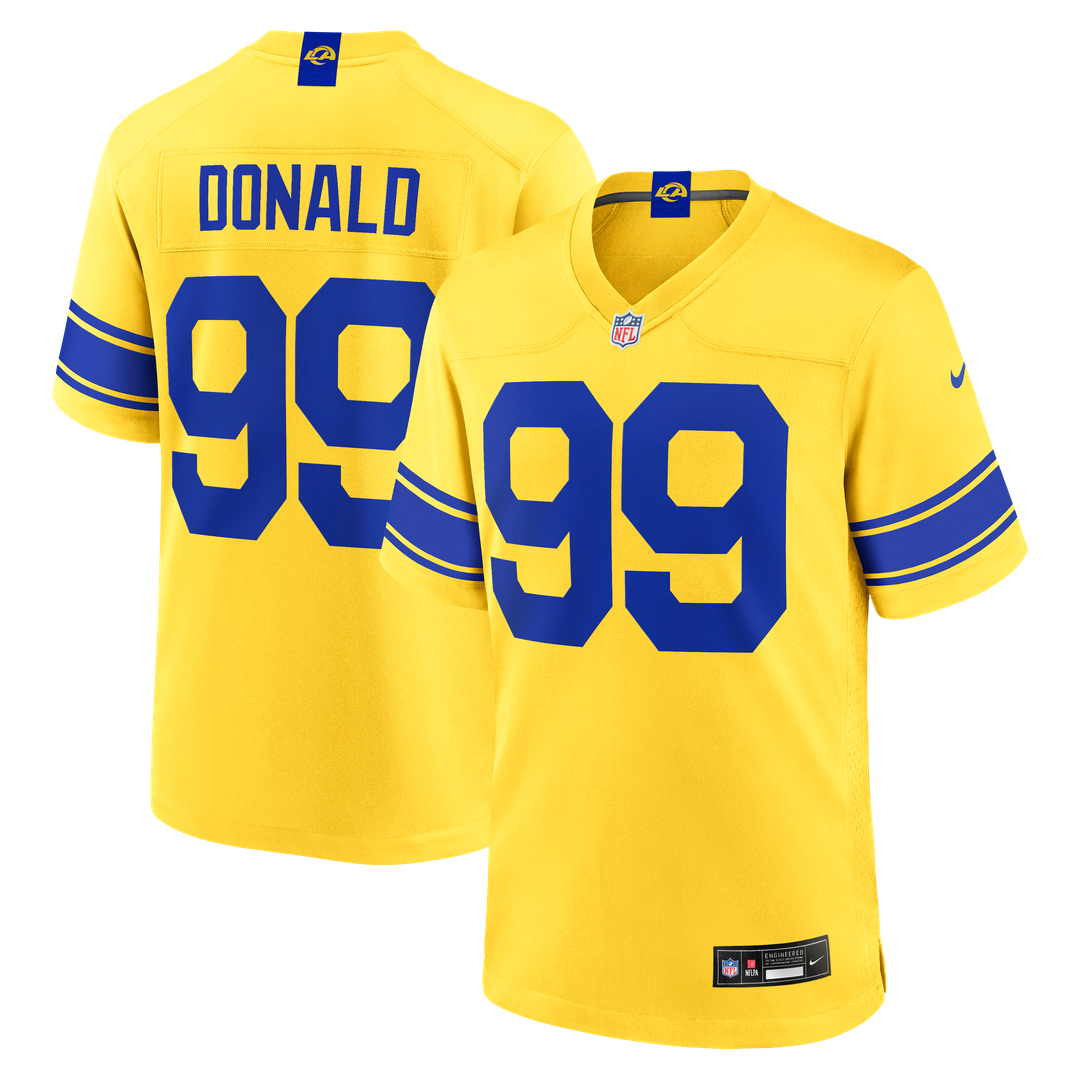 Men's Los Angeles Rams Aaron Donald Nike White Game Jersey