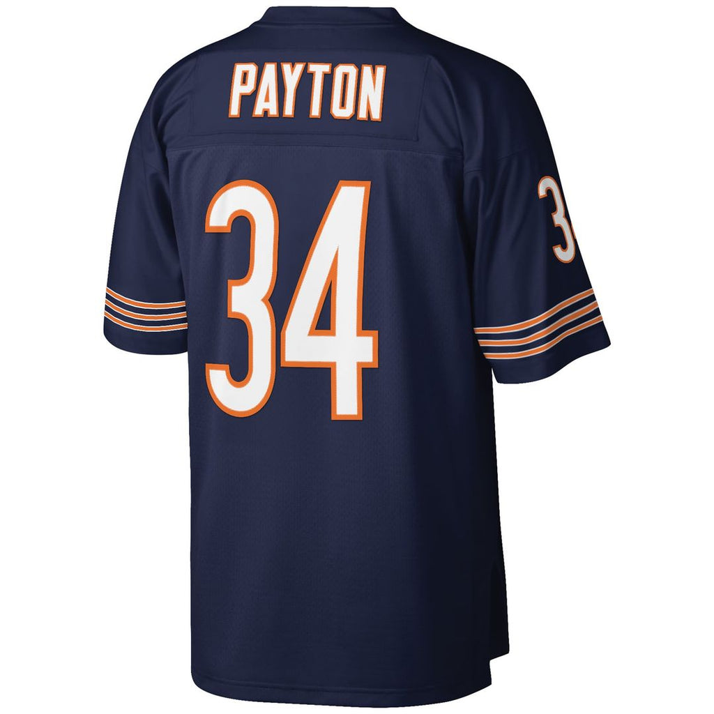 Men's Chicago Bears Walter Payton Mitchell & Ness White Big & Tall 1985 Retired Player Replica Jersey