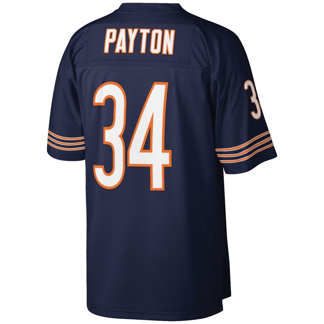 Men's Chicago Bears Walter Payton Mitchell & Ness White Big & Tall 1985 Retired Player Replica Jersey