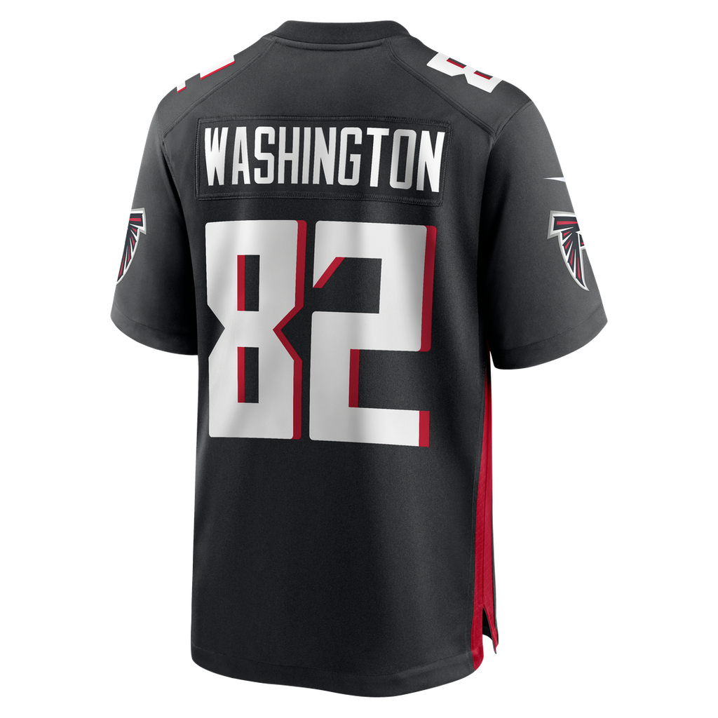 Men's Atlanta Falcons Casey Washington Nike  Black Team Game Jersey