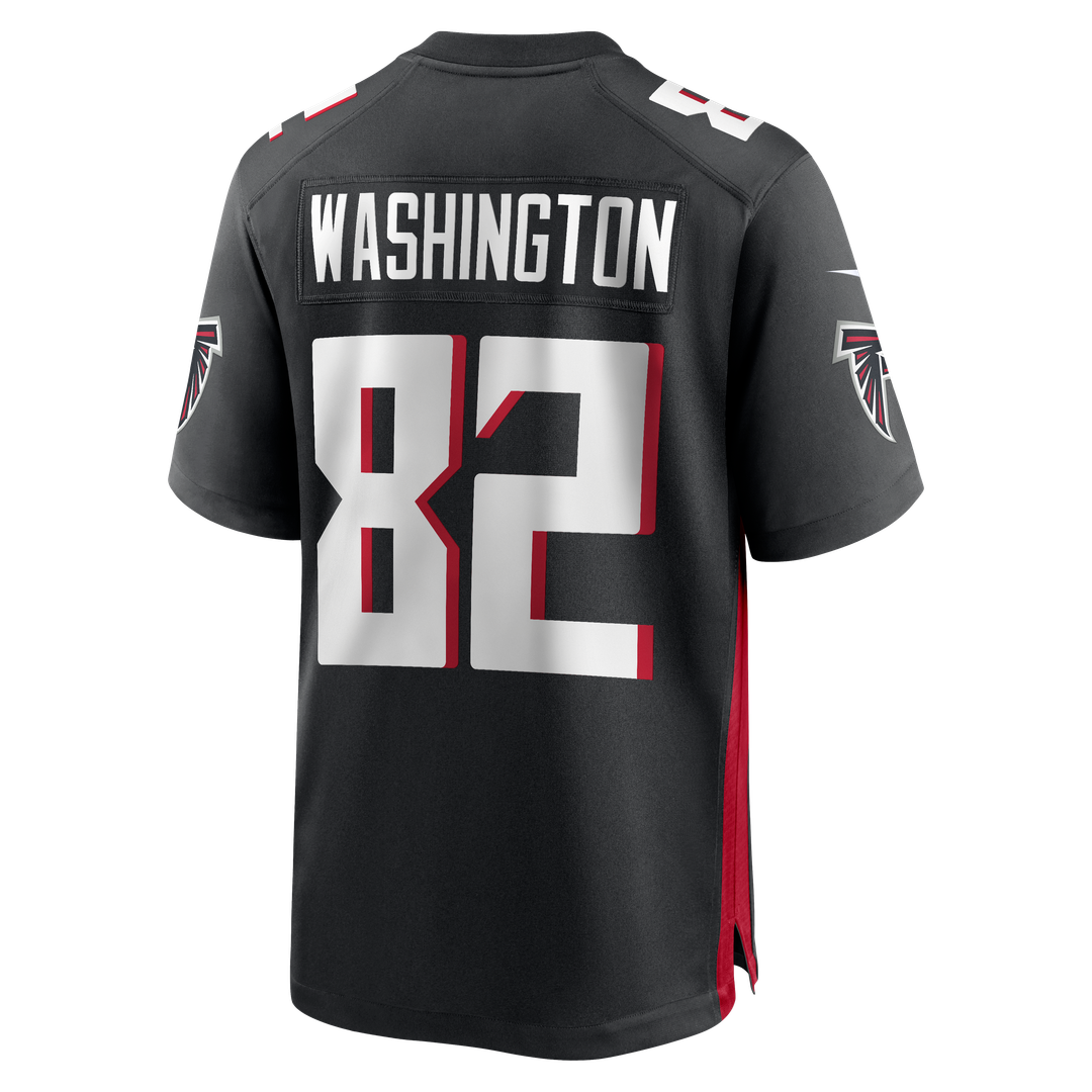Men's Atlanta Falcons Casey Washington Nike  Black Team Game Jersey