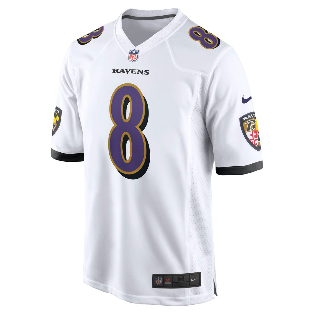 Men's Baltimore Ravens Lamar Jackson Nike  Black Alternate Game Jersey