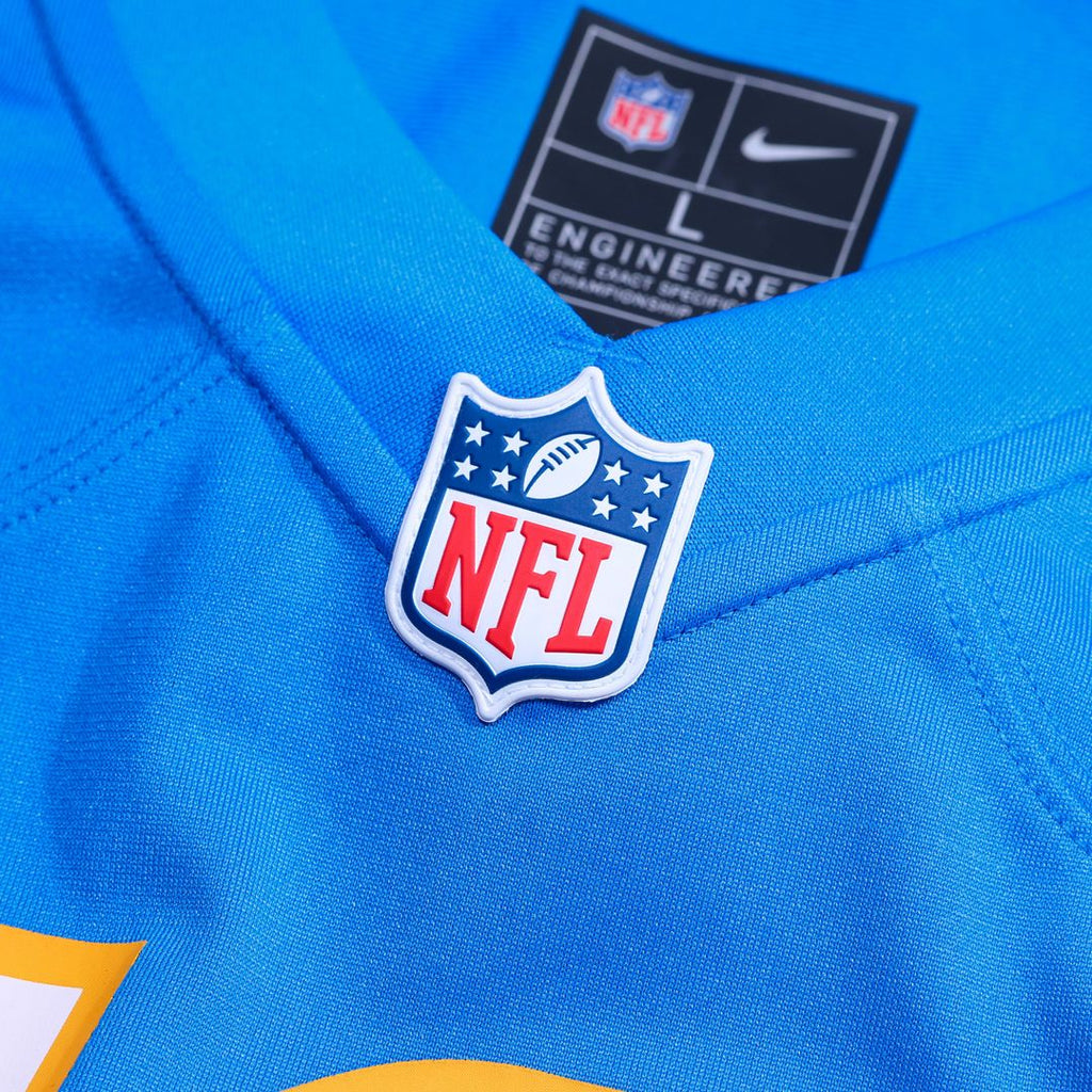 Men's Los Angeles Chargers Nick Barrett Nike Powder Blue Team Game Jersey