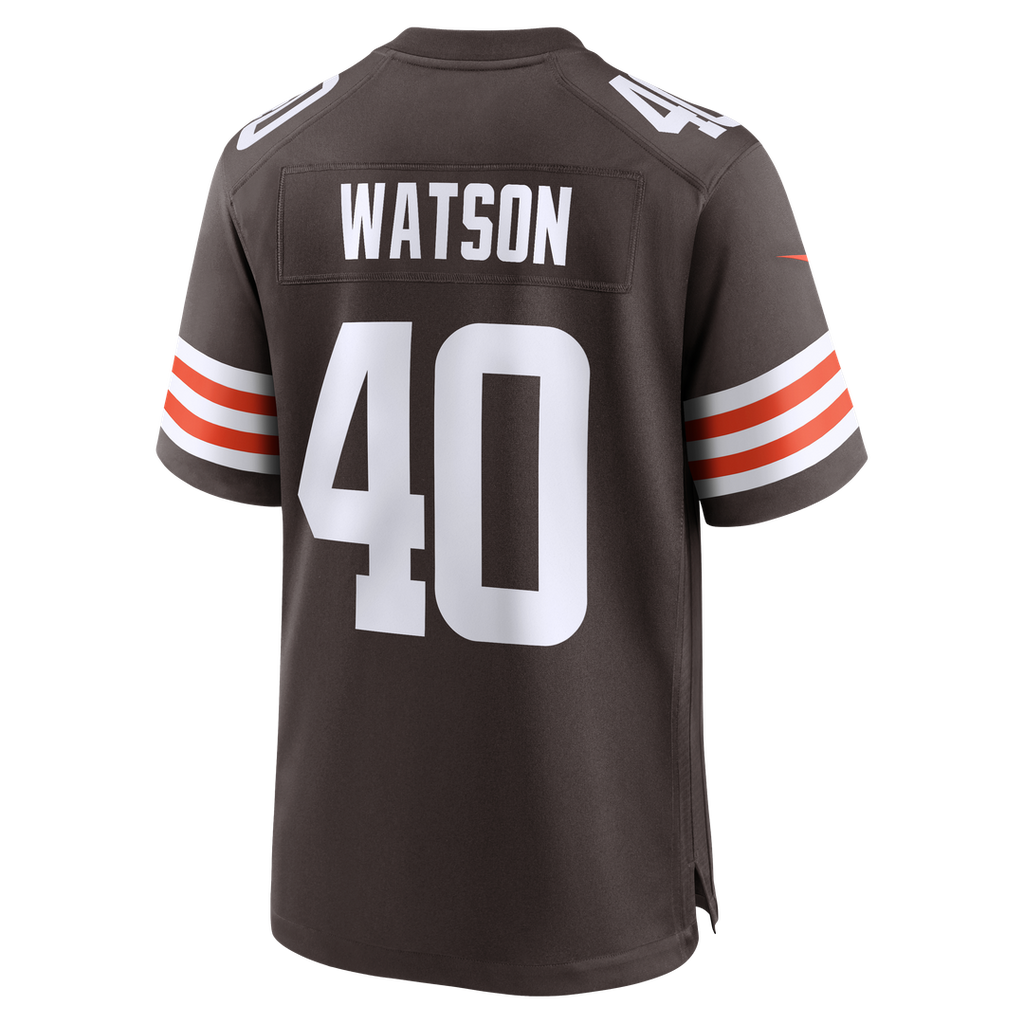 Men's Cleveland Browns Nathaniel Watson Nike  Brown Team Game Jersey