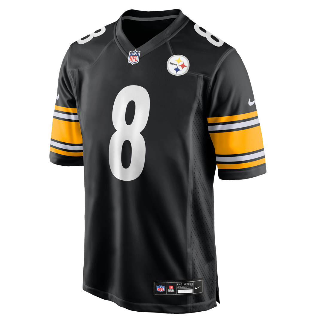 Men's Pittsburgh Steelers Aaron Rodgers Nike Black Game Jersey