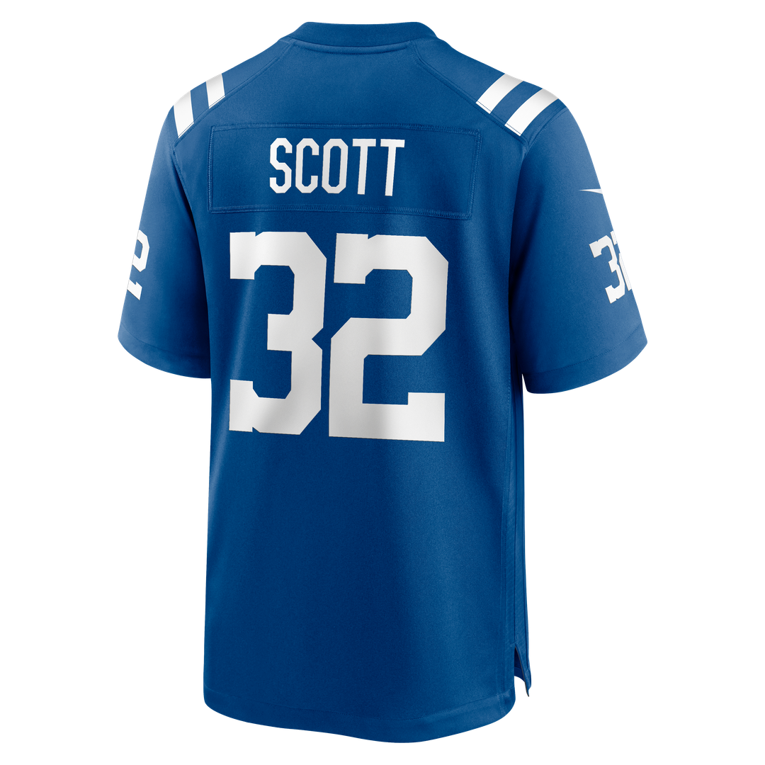Men's Indianapolis Colts Daniel Scott Nike  Royal Team Game Jersey