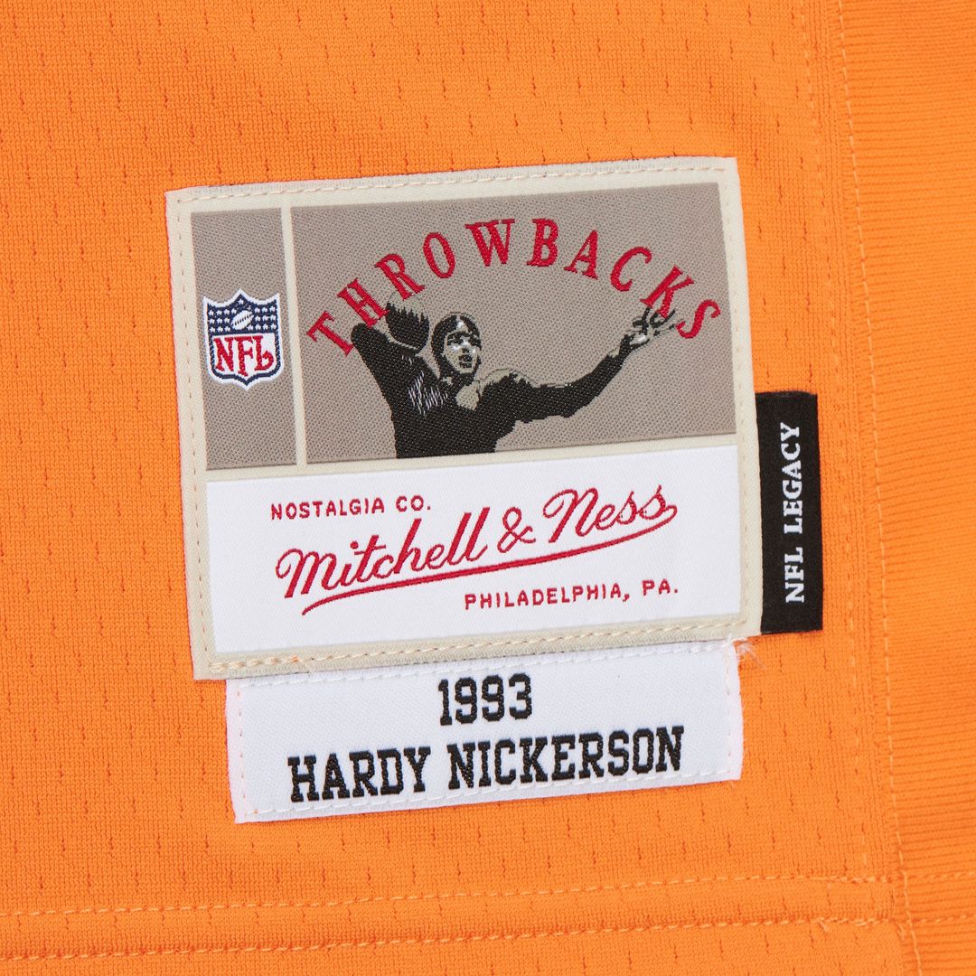 Men's Tampa Bay Buccaneers Hardy Nickerson Mitchell & Ness Orange 1993 Legacy Replica Jersey