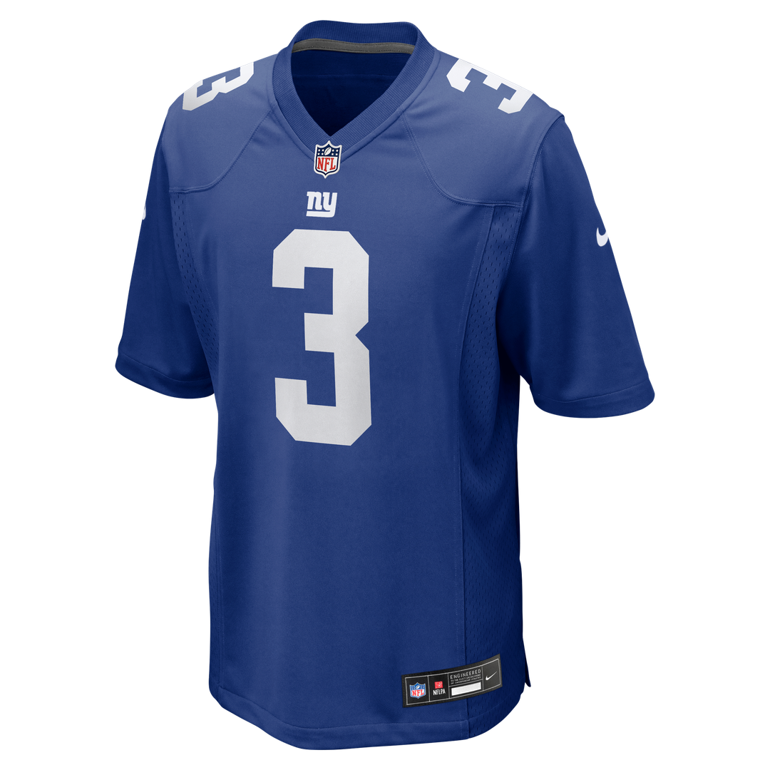Men's New York Giants Abdul Carter Nike  Royal Team Game Jersey