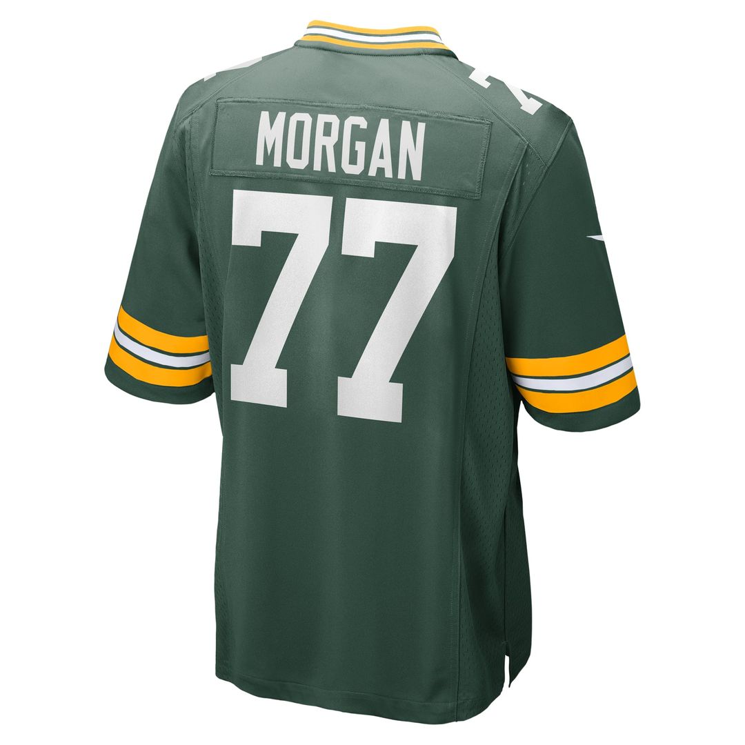 Men's Green Bay Packers Jordan Morgan Nike Green  Player Game Jersey