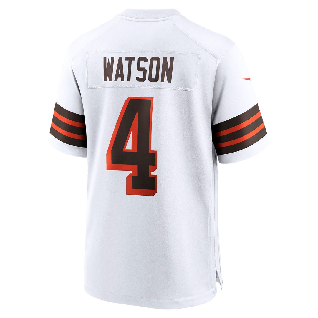 Men's Cleveland Browns Deshaun Watson Nike Brown Alternate Game Jersey