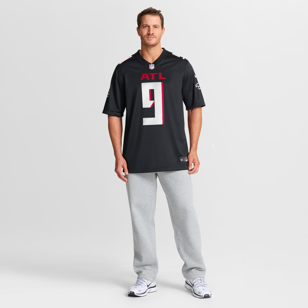 Men's Atlanta Falcons Michael Penix Jr. Nike Black  Player Game Jersey