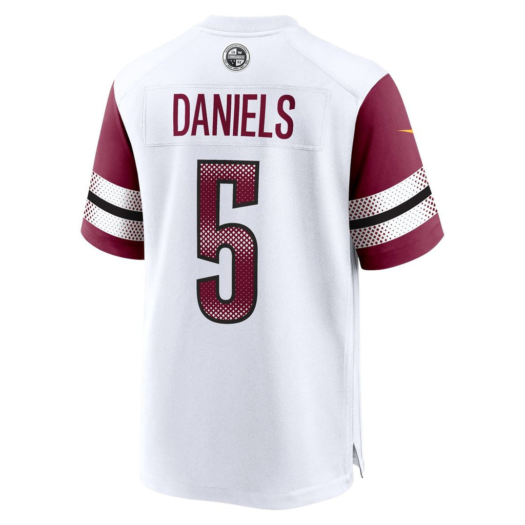 Men's Washington Commanders Jayden Daniels Nike White  Player Game Jersey