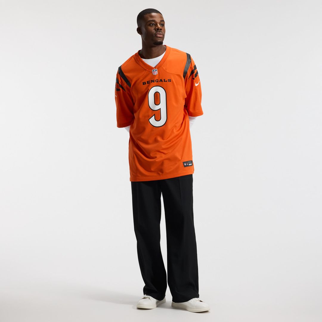 Men's Cincinnati Bengals Joe Burrow Nike Orange Alternate Game Jersey