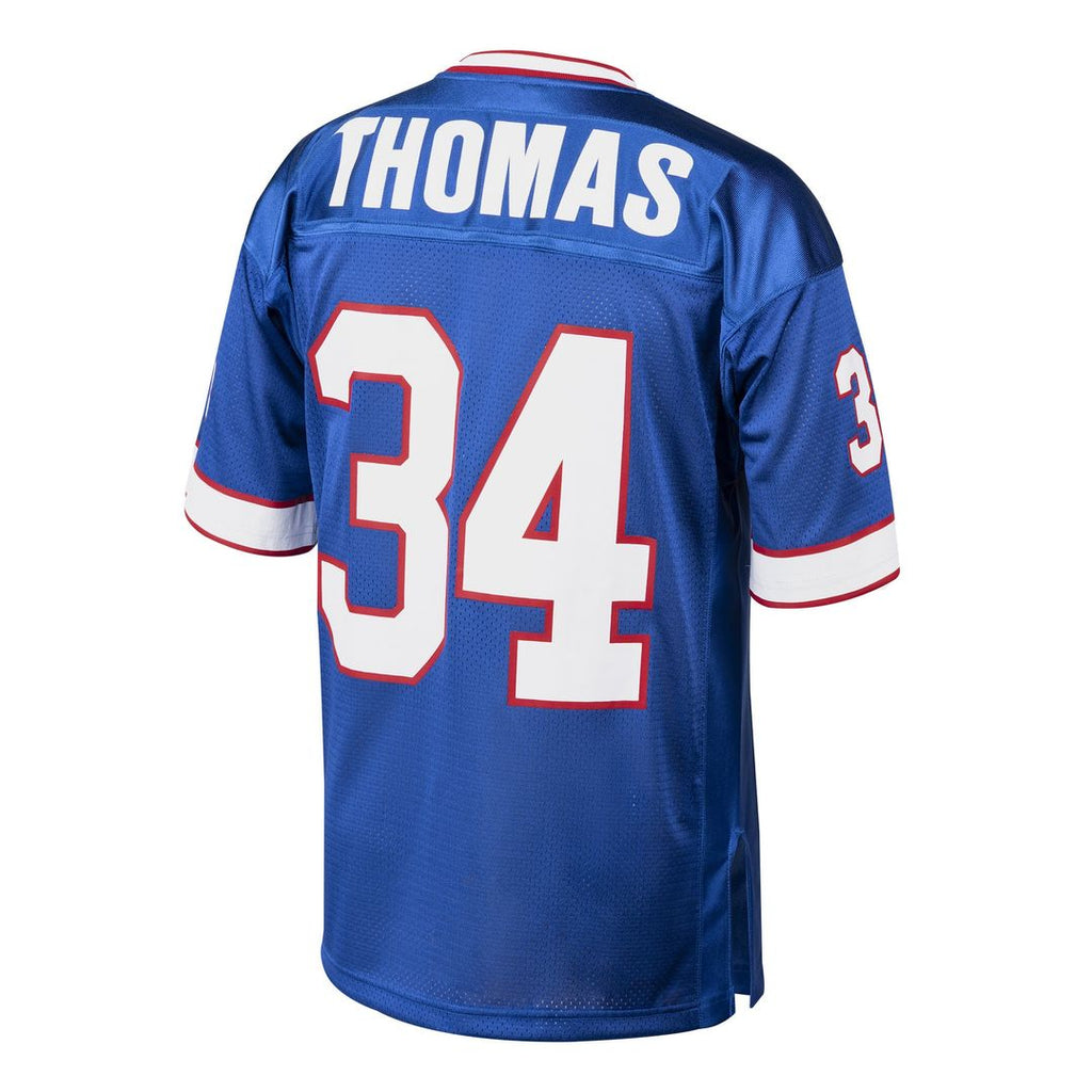 Men's Buffalo Bills 1985 Thurman Thomas Mitchell & Ness Royal Authentic Throwback Retired Player Jersey