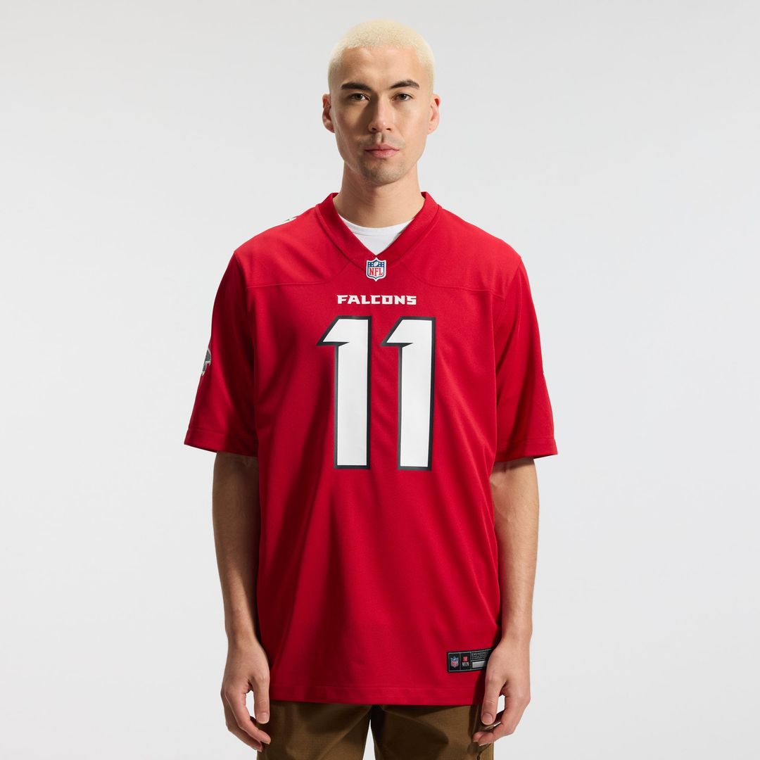Men's Atlanta Falcons Jalon Walker Nike Red Game Jersey