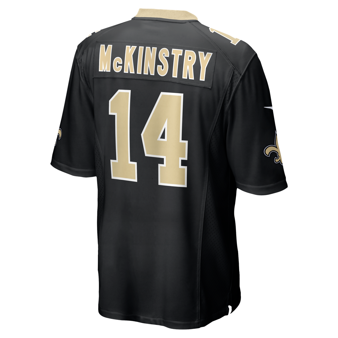 Men's New Orleans Saints Ga'Quincy McKinstry Nike Black  Player Game Jersey