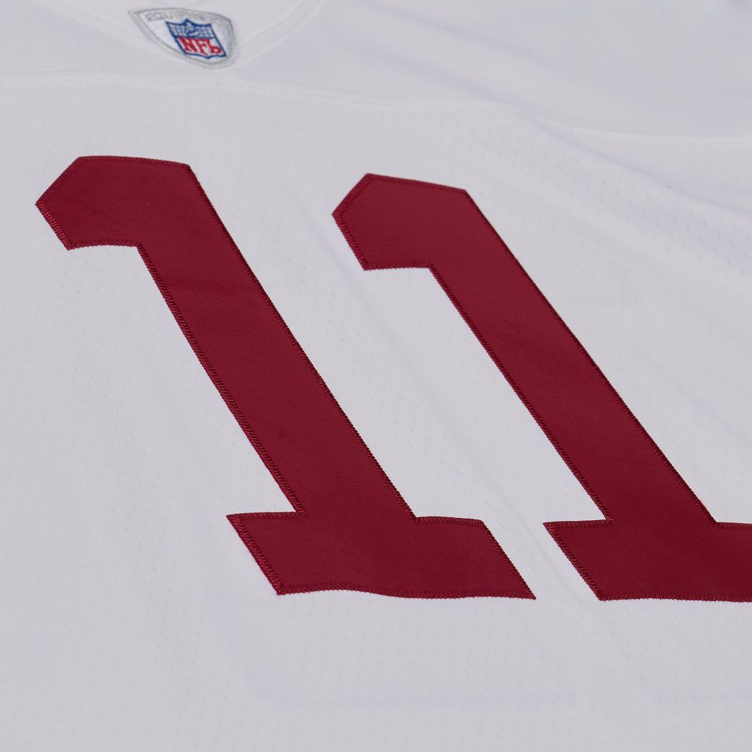 Men's Arizona Cardinals Larry Fitzgerald Mitchell & Ness White 2004 Legacy Replica Player Jersey