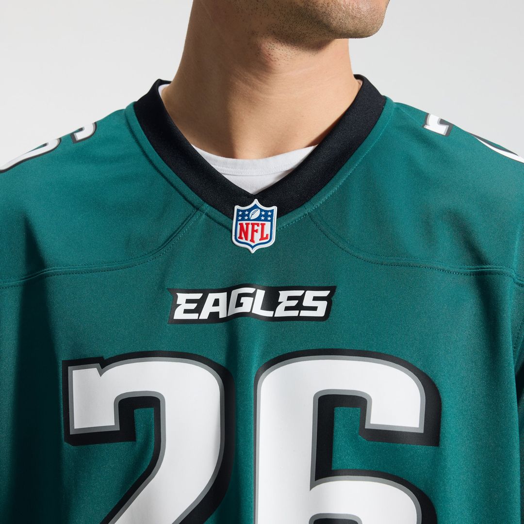 Men's Philadelphia Eagles Saquon Barkley Nike  Kelly Green Alternate Game Jersey