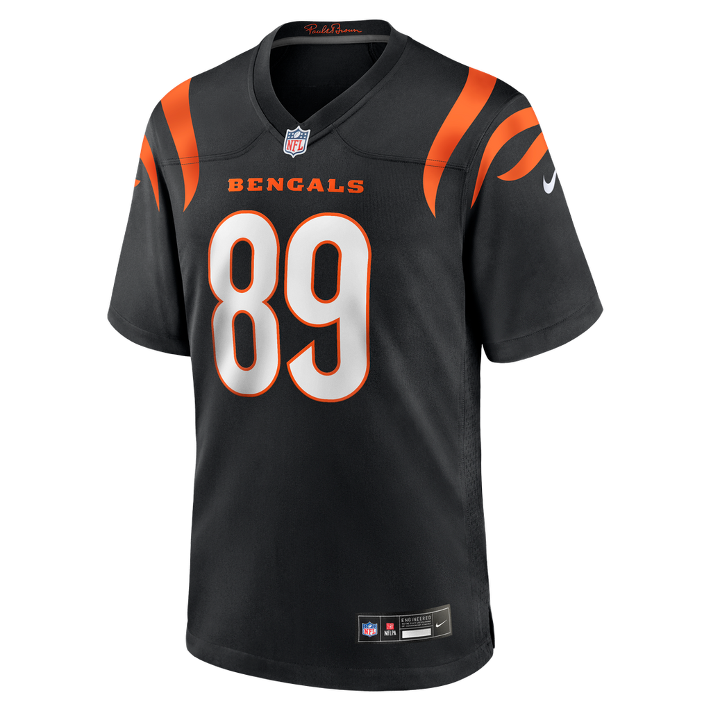Men's Cincinnati Bengals Drew Sample Nike Black Game Jersey