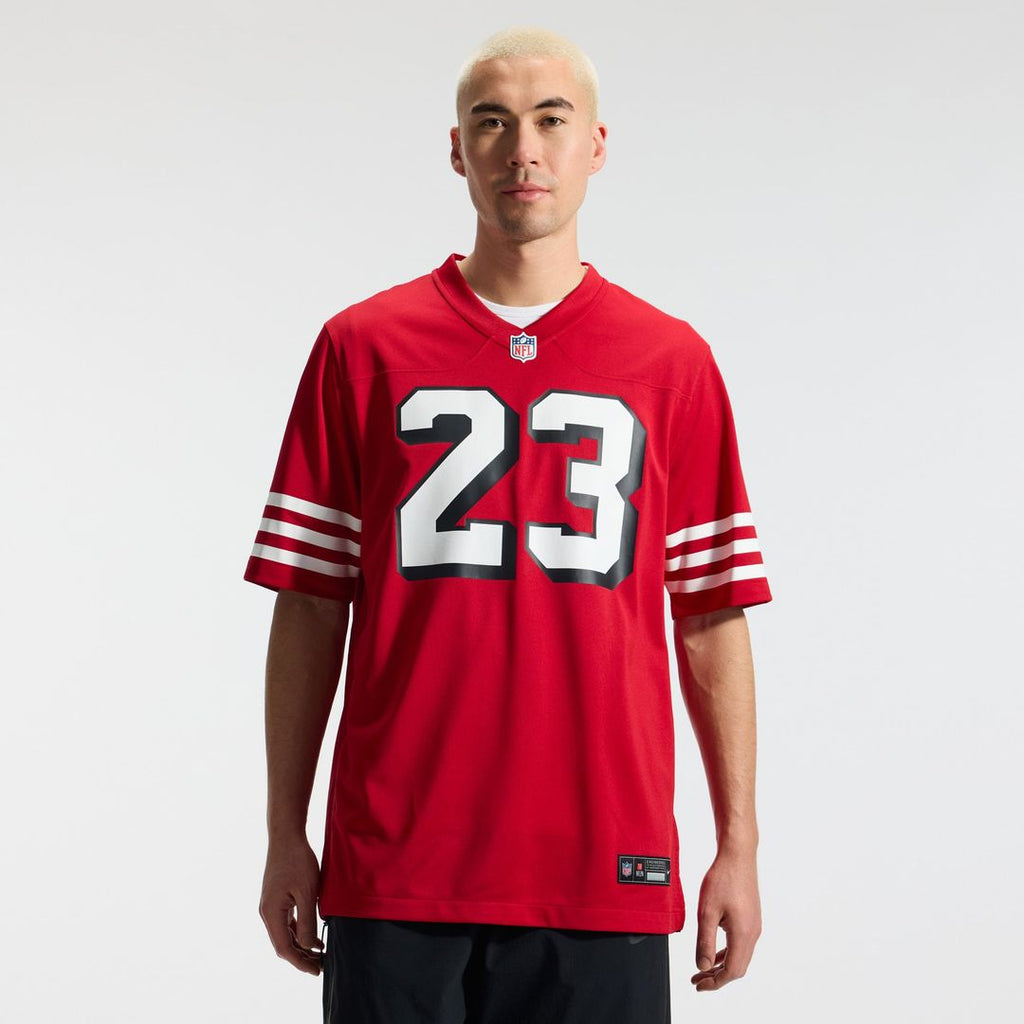 Men's San Francisco 49ers Christian McCaffrey Nike Scarlet Alternate Game Player Jersey