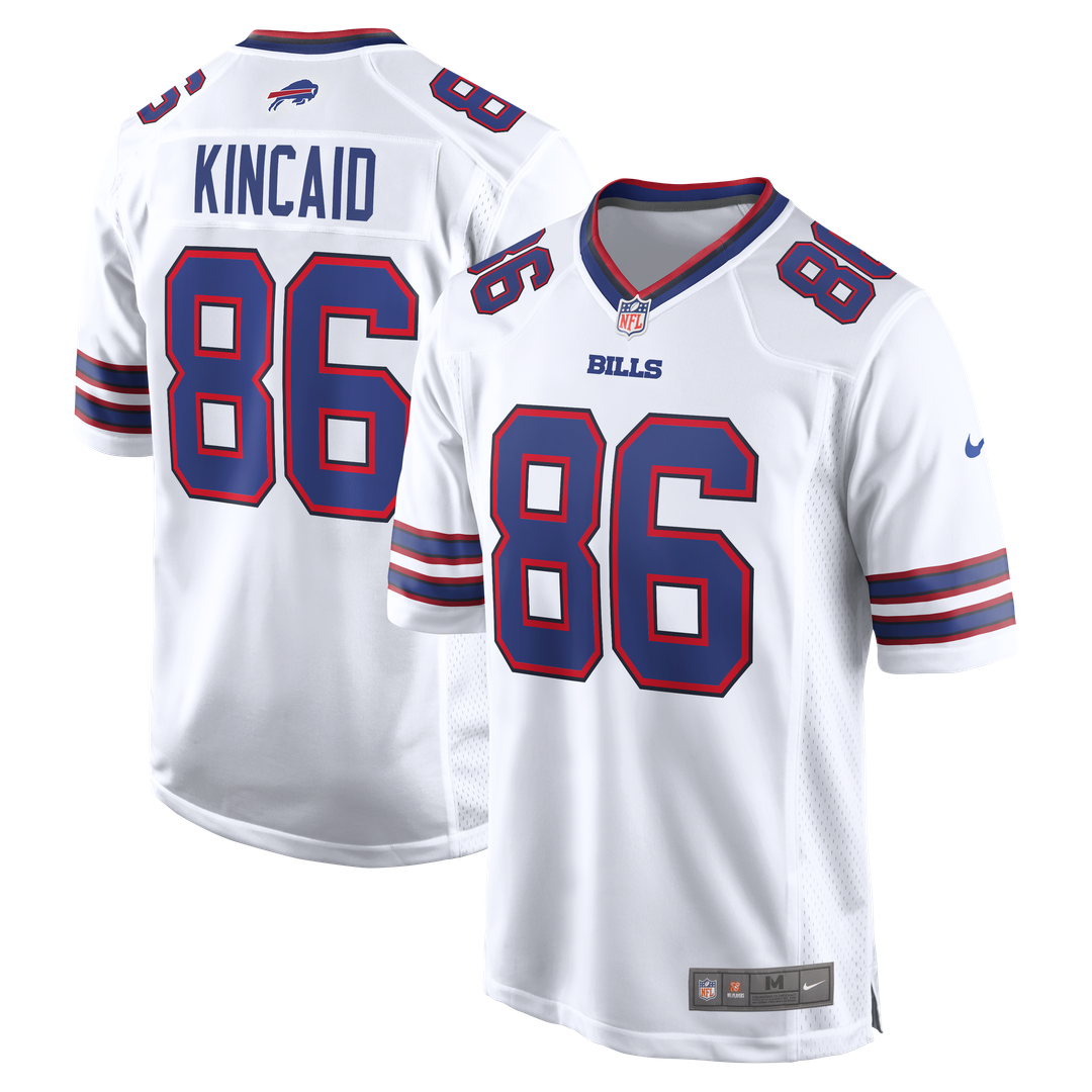 Men's Buffalo Bills Dalton Kincaid Nike White  Game Jersey