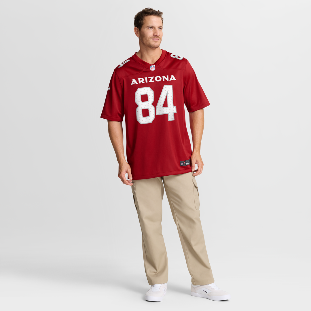 Men's Arizona Cardinals Elijah Higgins Nike  Cardinal Team Game Jersey