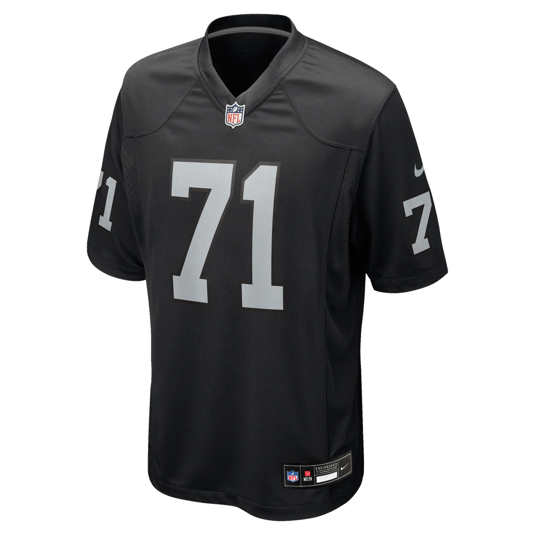 Men's Las Vegas Raiders DJ Glaze Nike  Black Team Game Jersey
