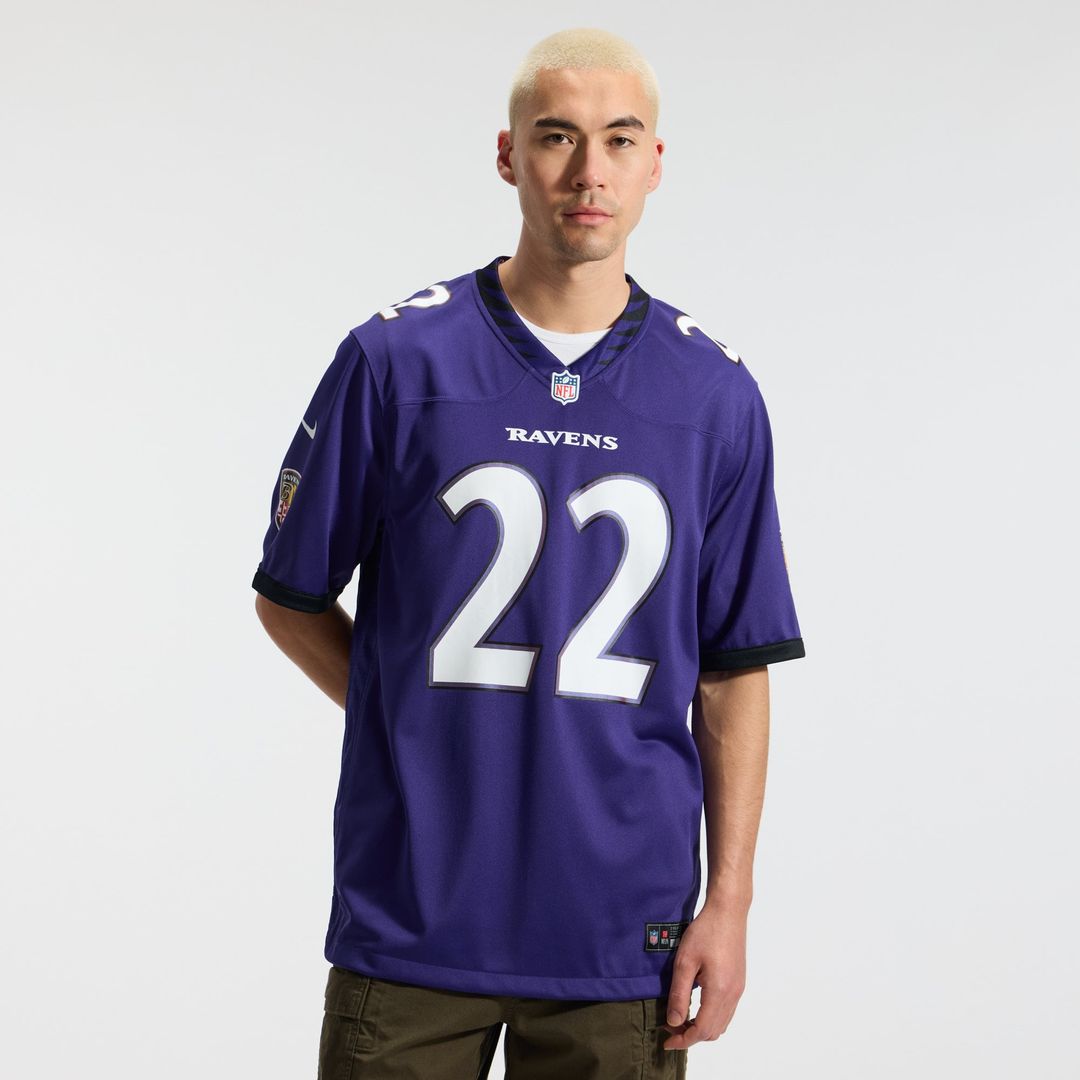 Men's Baltimore Ravens Derrick Henry Nike Purple Team Game Jersey