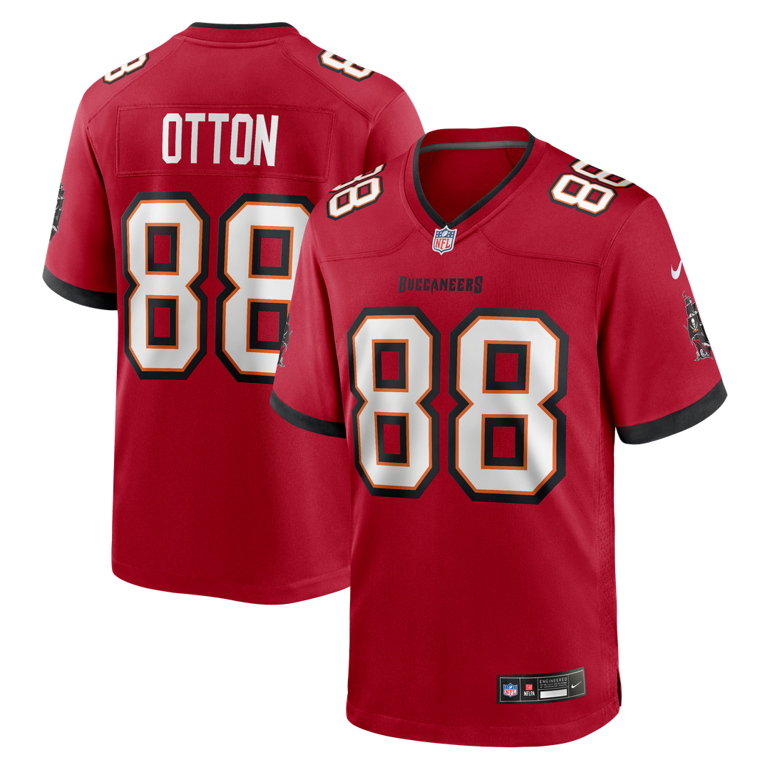 Men's Tampa Bay Buccaneers Cade Otton Nike Red Game Player Jersey