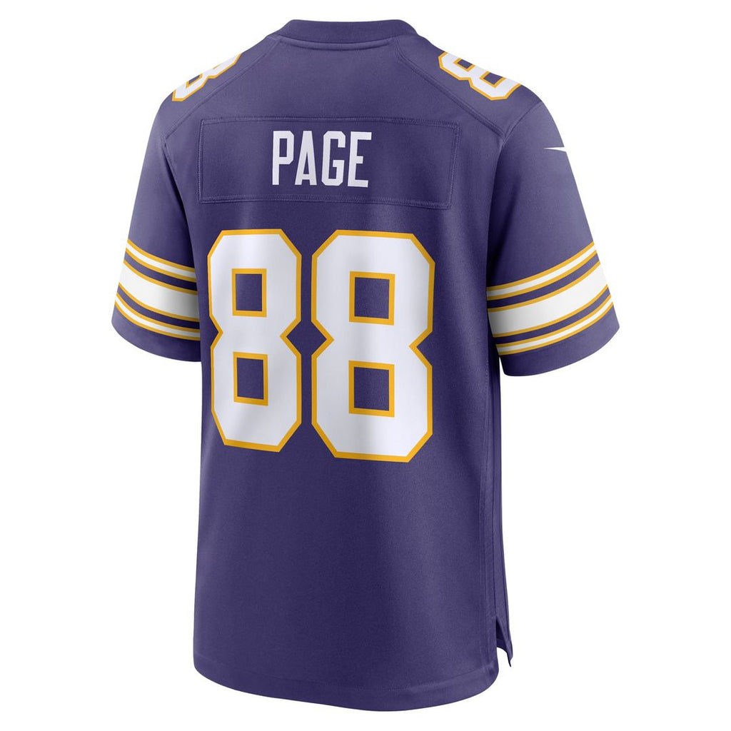 Men's Minnesota Vikings Alan Page Nike Purple Retired Player Alternate Game Jersey