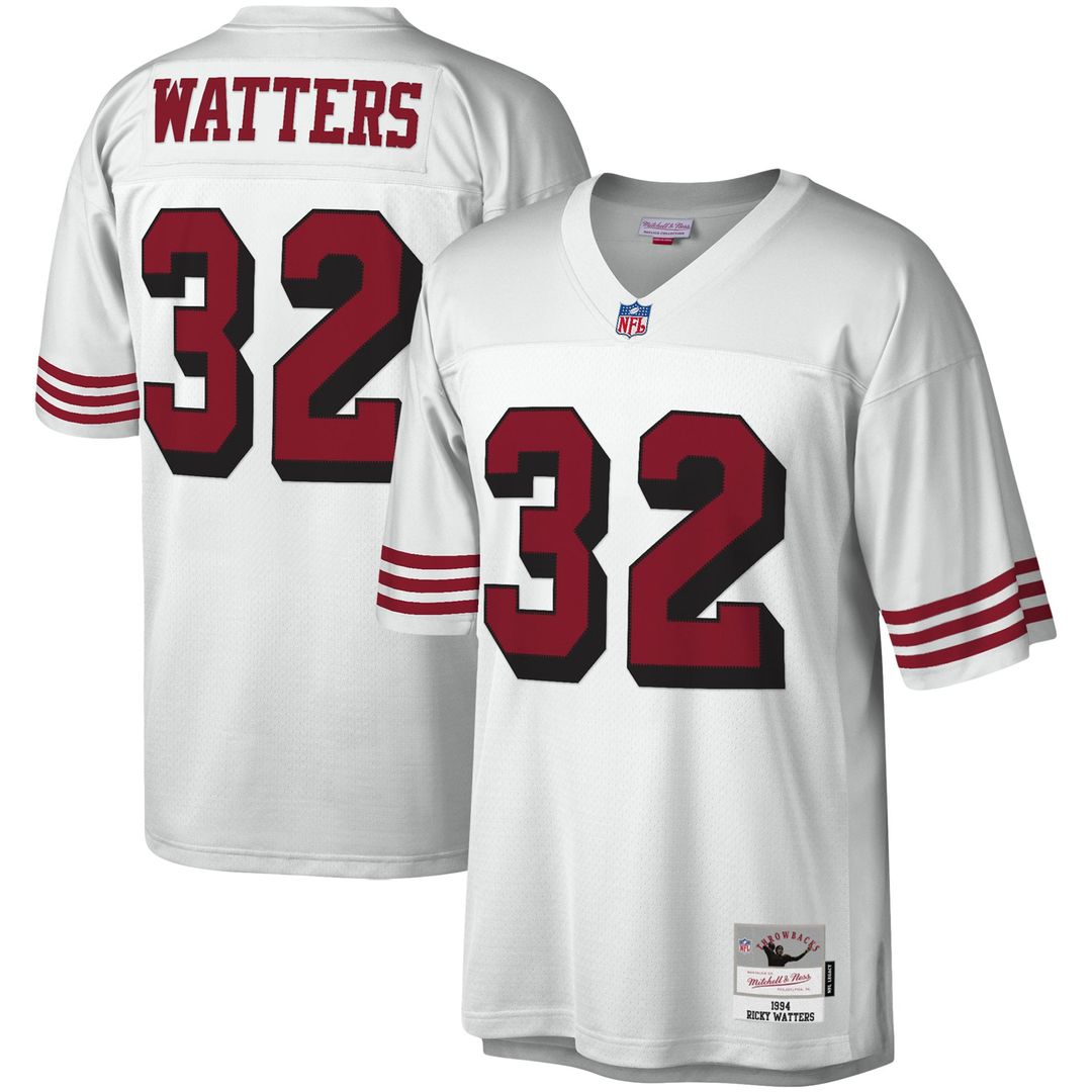 Men's San Francisco 49ers Ricky Watters Mitchell & Ness Scarlet Legacy Replica Jersey